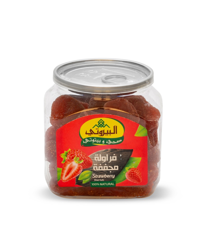 Dried strawberry pieces